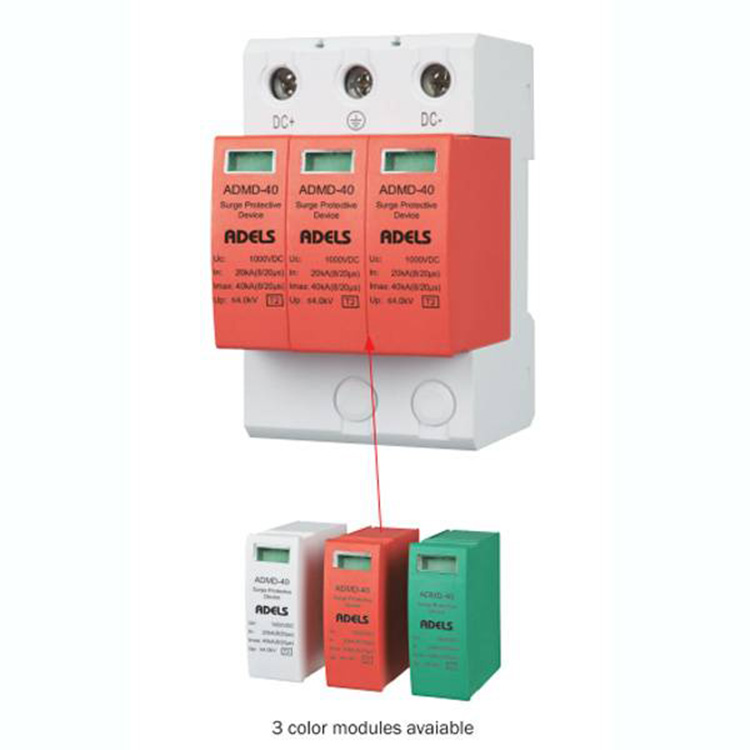 DC Surge Protector သည် 1000V အထိ ဗို့အားအဆင့်သတ်မှတ်ထားသော Surge Protective Devices