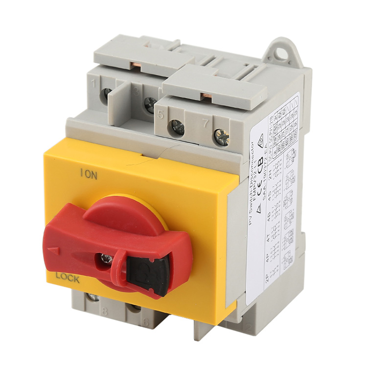 Din Rail Mounted DC Isolators များသည် Solar Pv အတွက် Switch ကို ဖြုတ်ပါ။